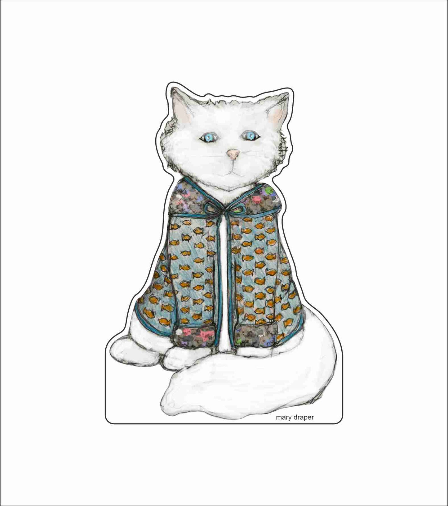 MDP-008 Clarence the Cat Mini | 0.50Acrylic Mini Contour