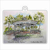 MDP-016  Gazebo on the Square | 0.25Acrylic Ornament