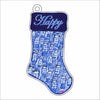 MEG-008 Happy Stocking | 0.25in. Acrylic Ornament |