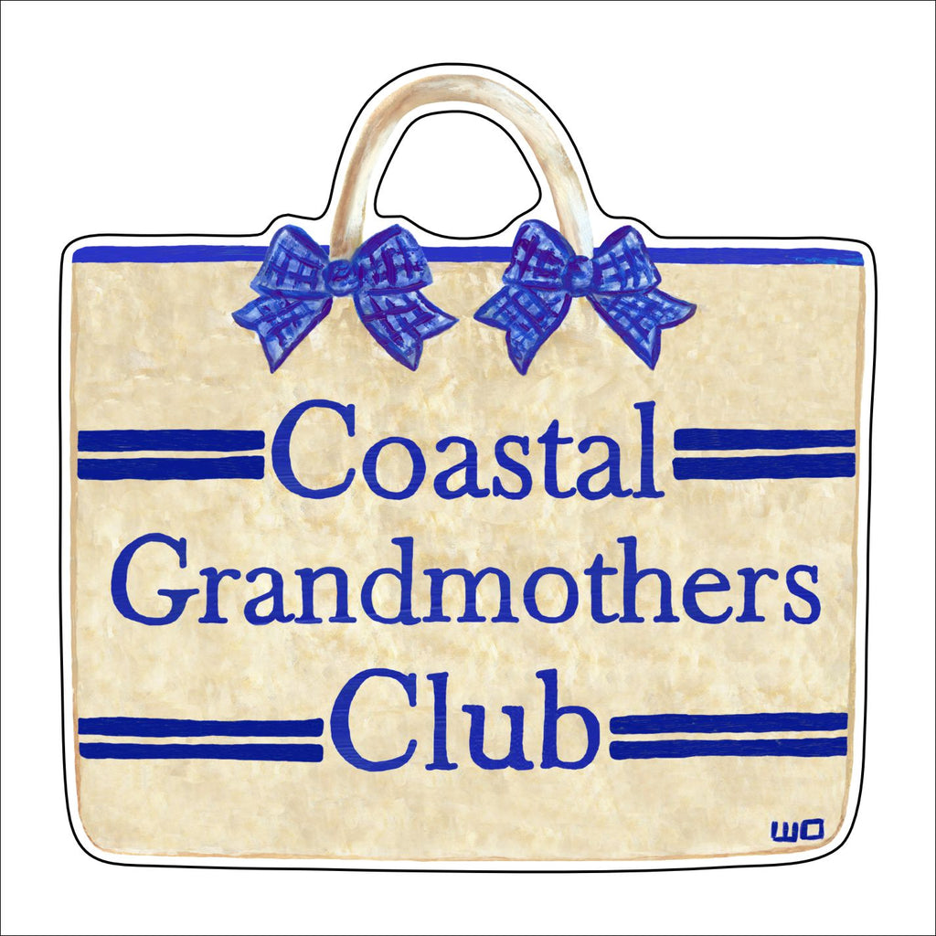 MEG-009 Coastal Grandmother's Club | 0.25in. Acrylic Ornament |