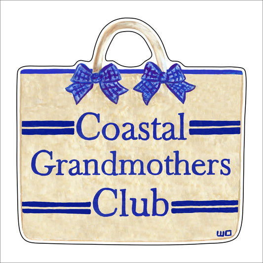 MEG-009 Coastal Grandmother's Club | 0.25in. Acrylic Ornament |