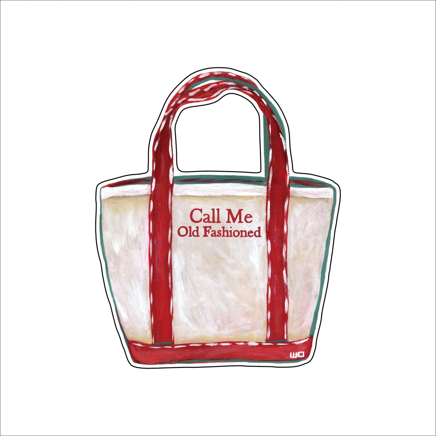 MEG-011 Call Me Old Fashioned | 0.25in. Acrylic Ornament |