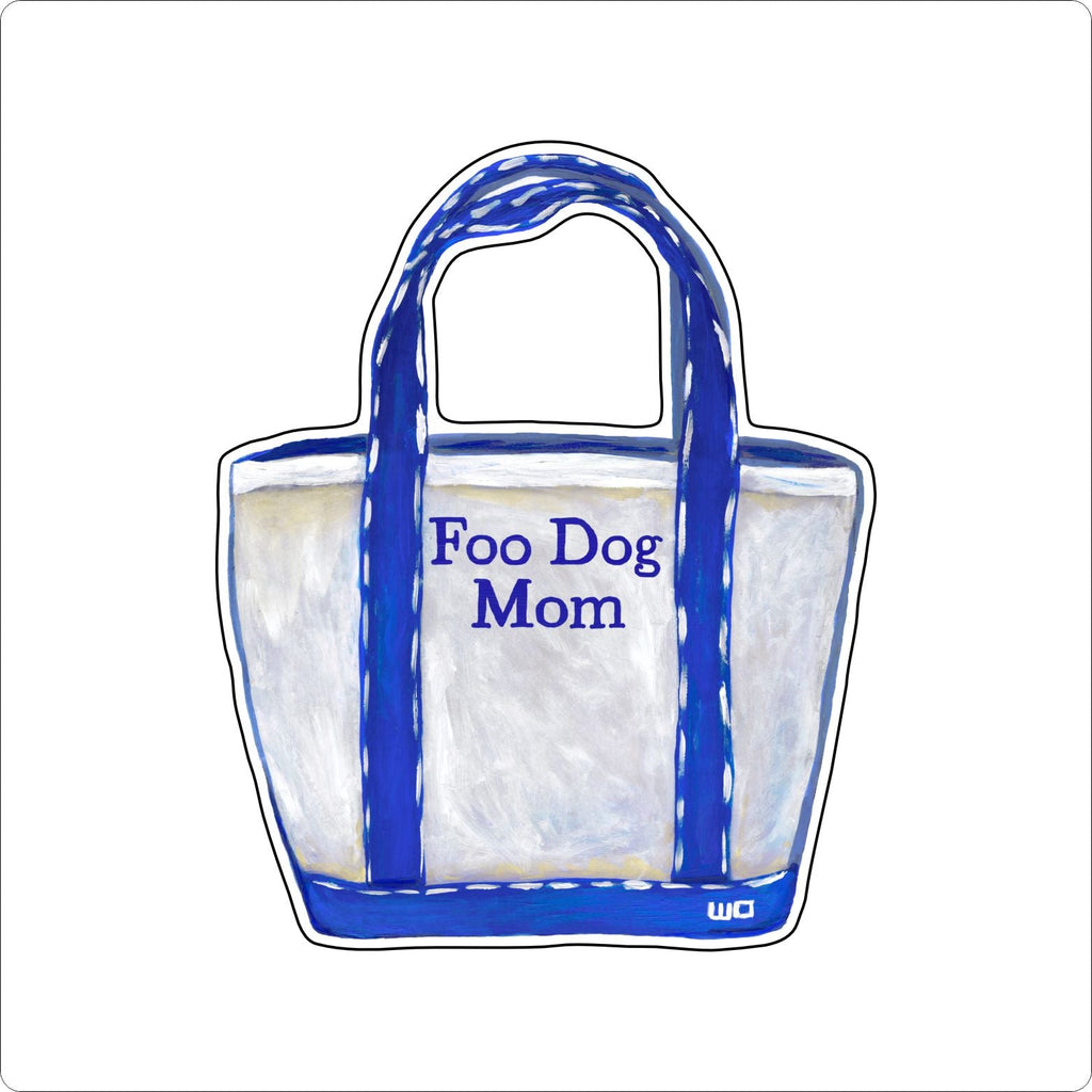 MEG-015 Foo Dog Mom | 0.25in. Acrylic Ornament |