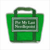 MEG-036 Green Per My Last Needlepoint Mini | 0.50Acrylic Contour |