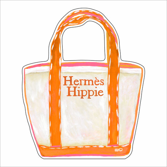 MEG-040 Fashion Hippie Boat Tote | 0.75Acrylic Contour |