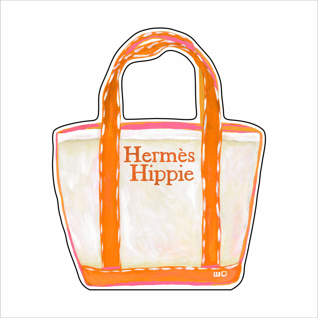 MEG-041 Fashion Hippie Boat Tote Mini | 0.50Acrylic Contour |