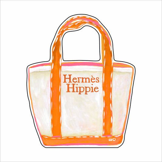 MEG-041 Fashion Hippie Boat Tote Mini | 0.50Acrylic Contour |
