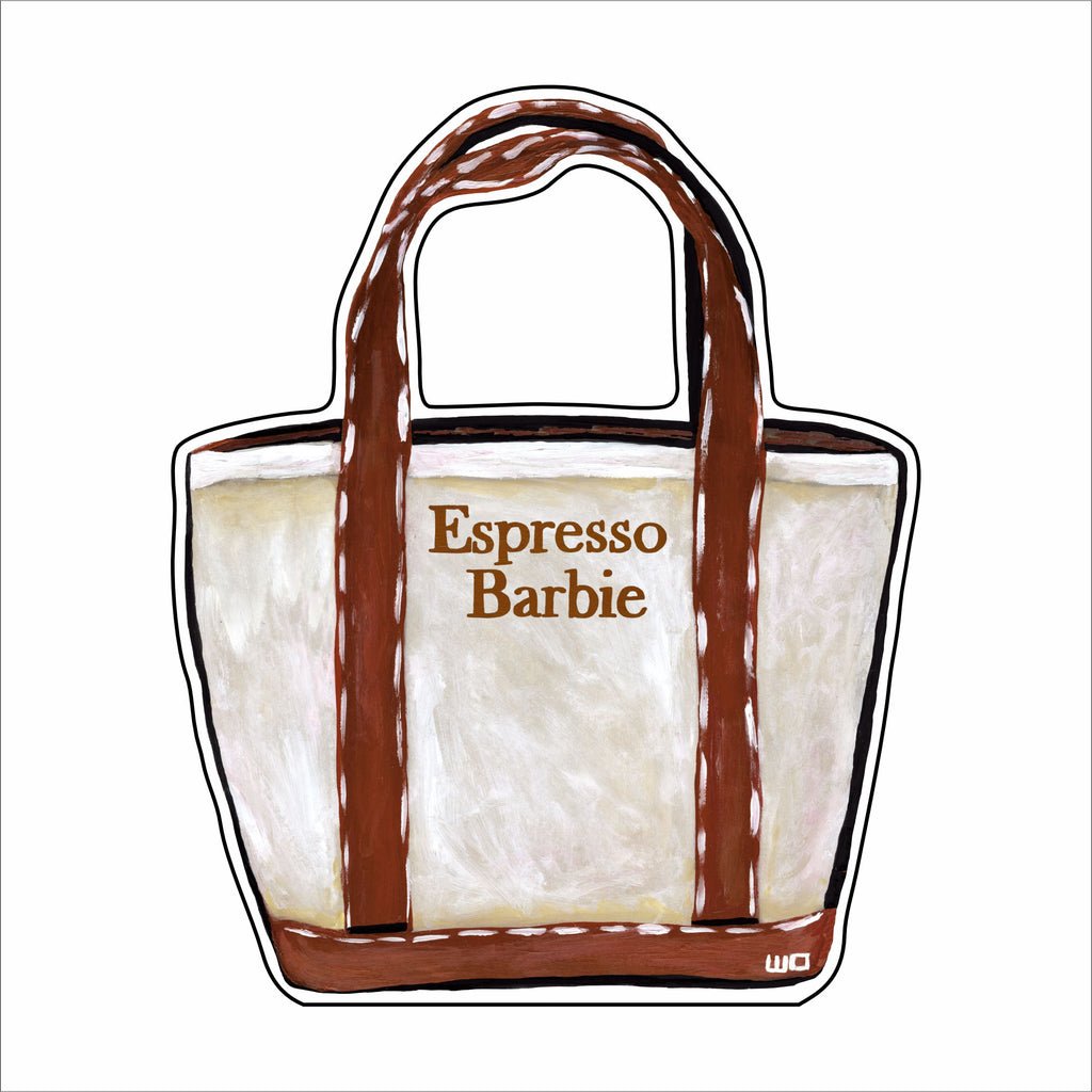 MEG-044 Espresso Barbie Bote Tote Mini | 0.50Acrylic Contour |