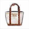 MEG-045 Espresso Barbie Bote Tote Ornament | 0.25Acrylic Ornament |