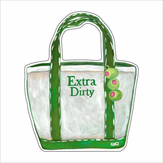 MEG-046 Extra Dirty Martini Boat Tote | 0.75Acrylic Contour |
