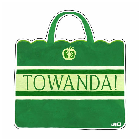 MEG-050 Towanda Fried Green Tomatoes Ornament | 0.25Acrylic Ornament |