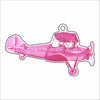 MEG-051 Baby's 1st Christmas Pink Ornament | 0.25Acrylic Ornament & Ribbon |