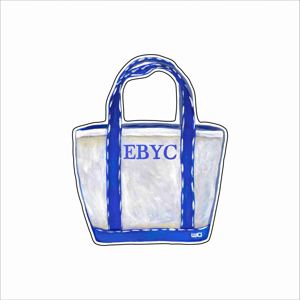 MEG-058 EBYC Blue Ornament | 0.25Acrylic Ornament