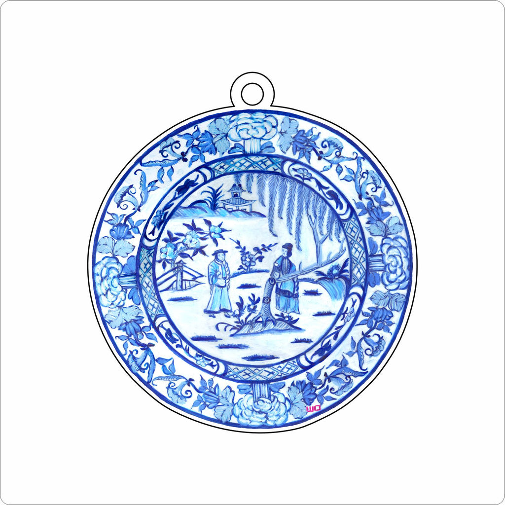 MEG-060 Love at First Sight Plate Ornament | 0.25Acrylic Ornament