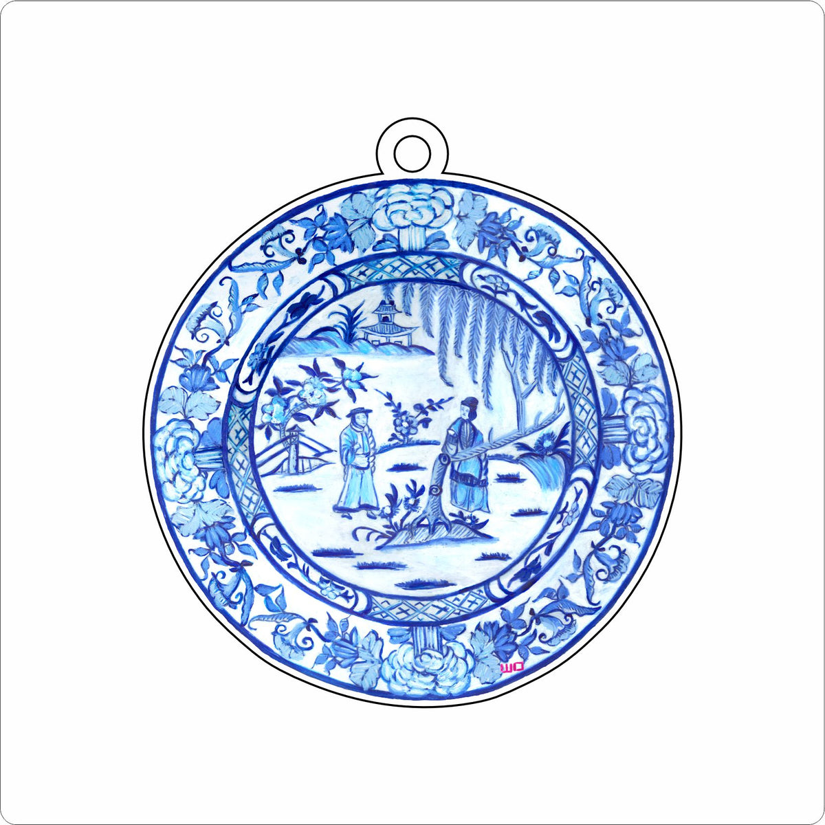 MEG-060 Love at First Sight Plate Ornament | 0.25Acrylic Ornament