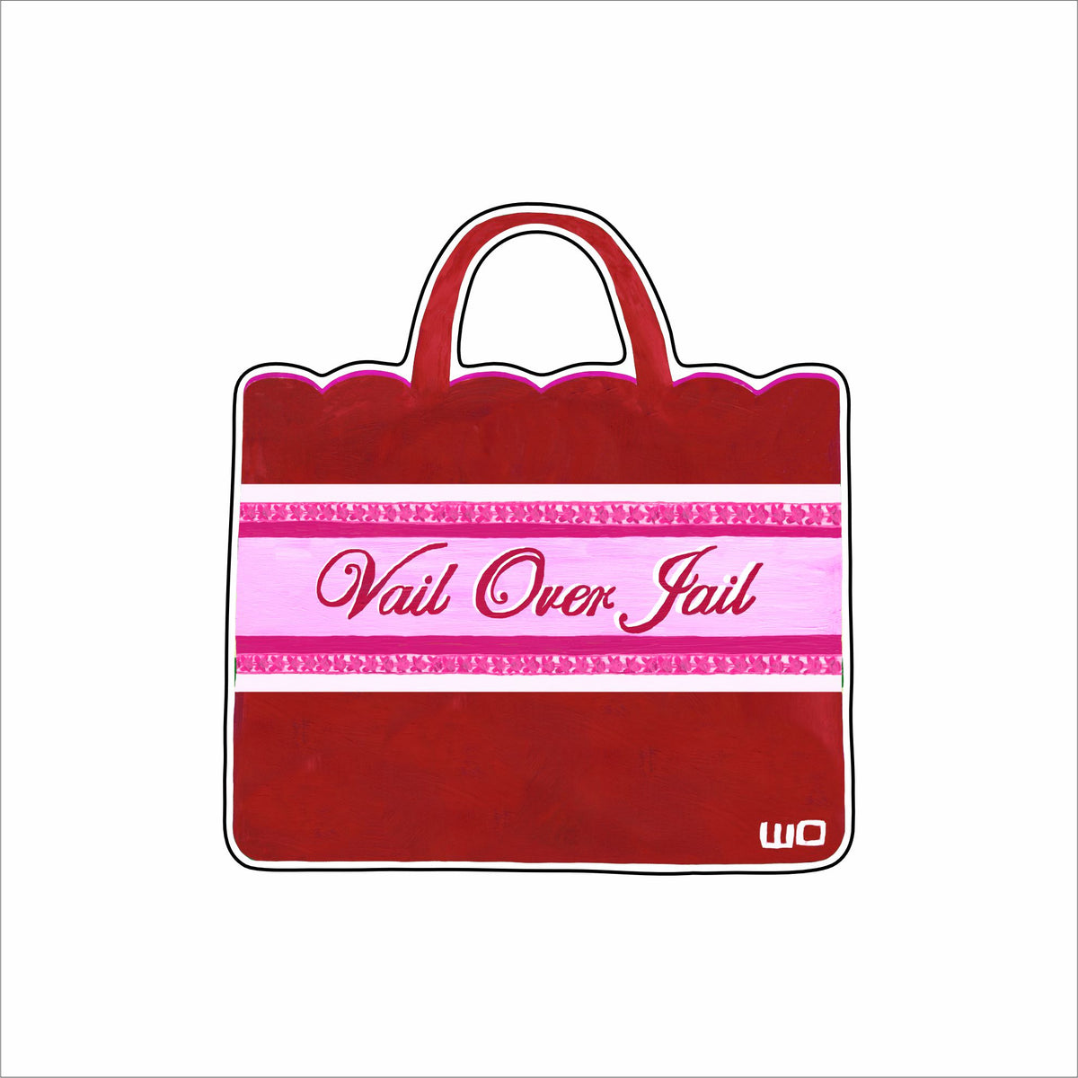 MEG-066 Vail Over Jail Ornament | 0.25Acrylic Ornament
