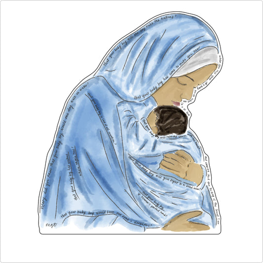 MGT-014 Mary Did You Know | 0.75in. Acrylic Contour |