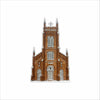 MGT-021-C25 St. Michael Church | Convent | 0.75Acrylic Contour | Case of 25