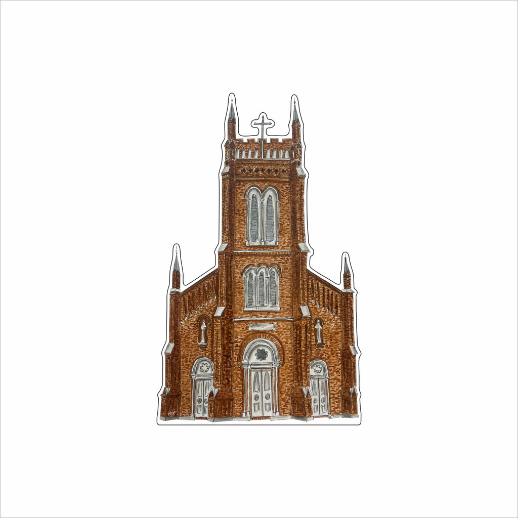 MGT-021-C25 St. Michael Church | Convent | 0.75Acrylic Contour | Case of 25