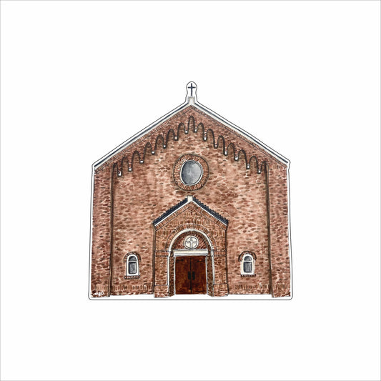 MGT-023-C25 St. James Church | St. James | 0.75Acrylic Contour | Case of 25
