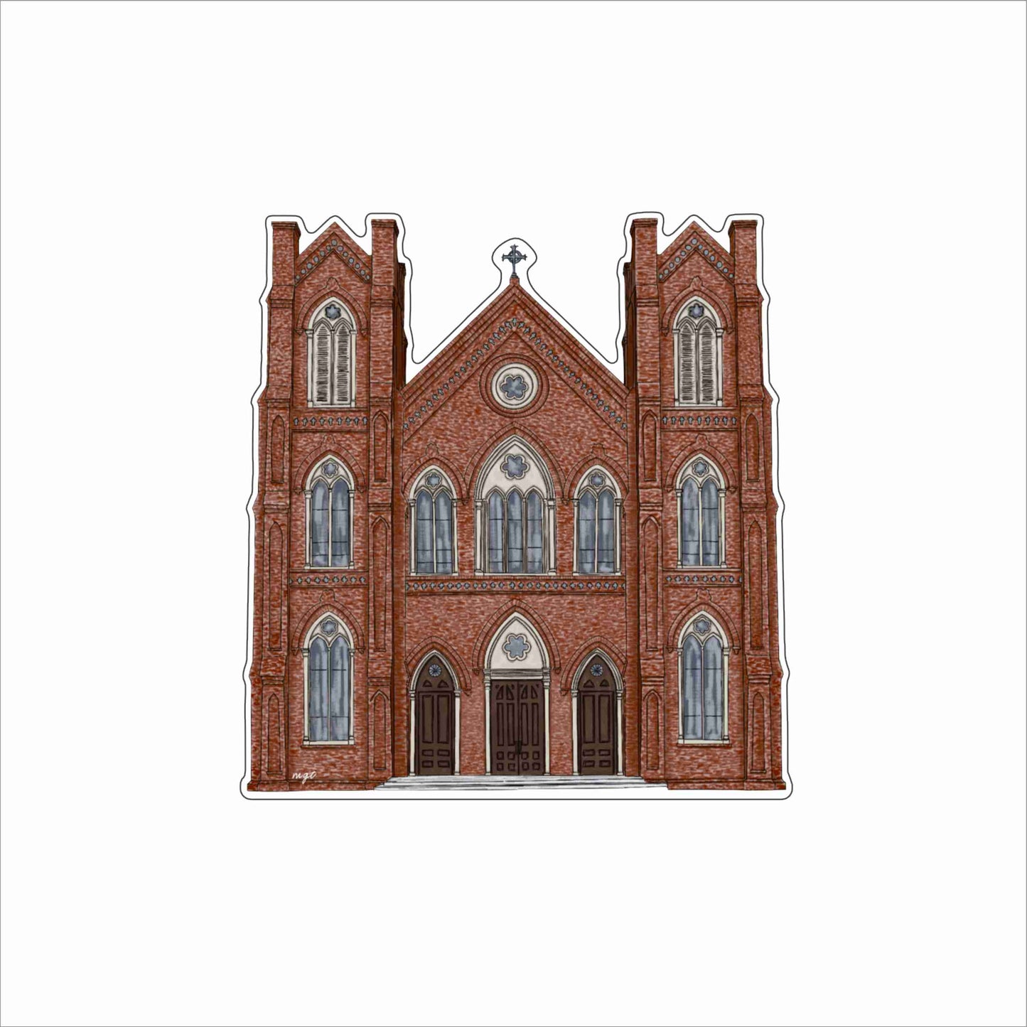 MGT-024 St. Elizabeth Paincourtville | 0.75Acrylic Contour