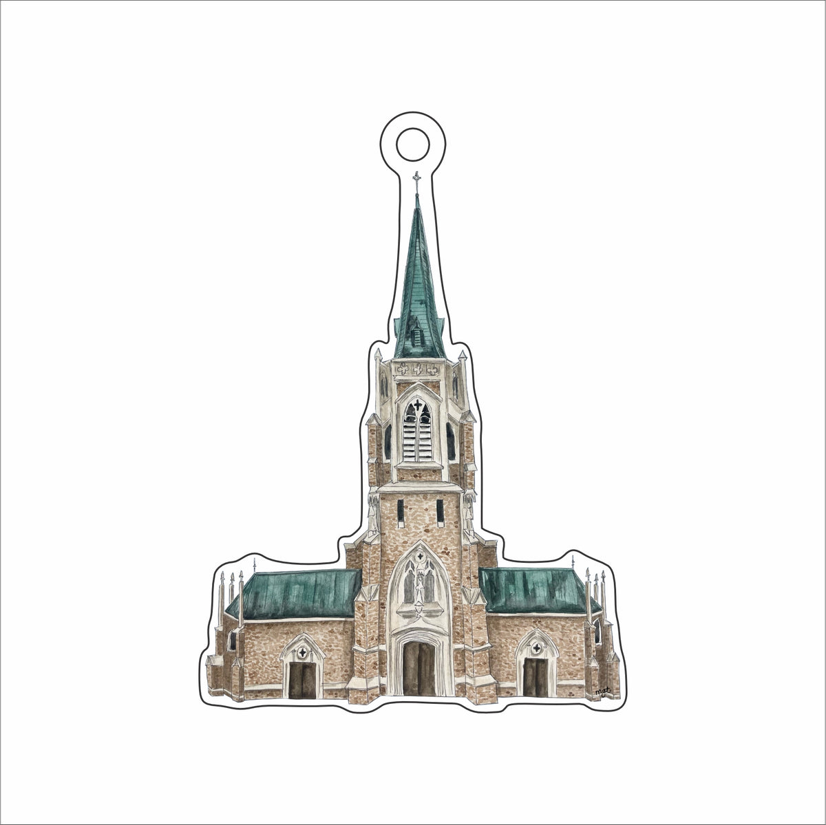 MGT-028 St. Francis Ornament | 0.25Acrylic Ornament