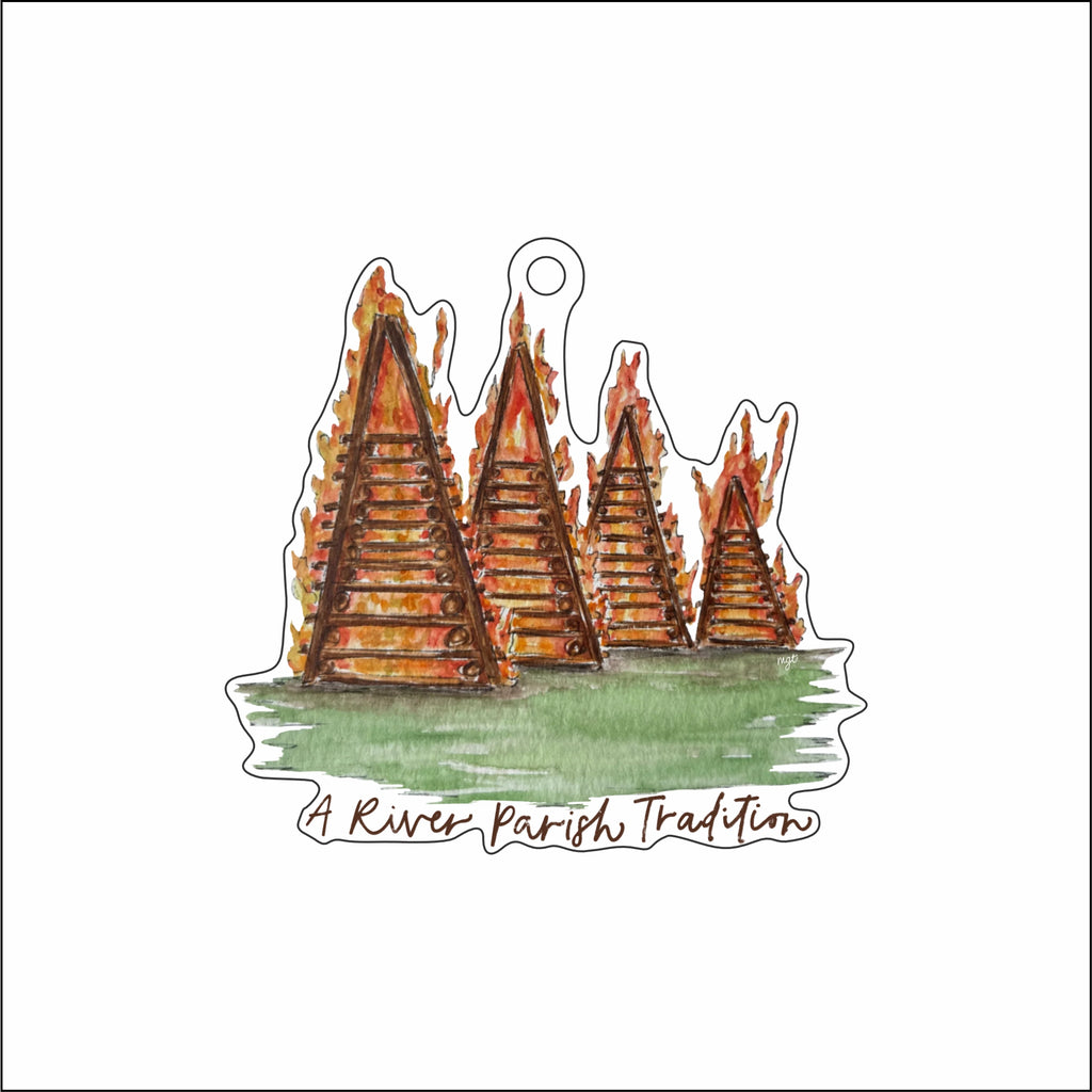 MGT-047 Bonfire Ornament | 0.25Acrylic Ornament