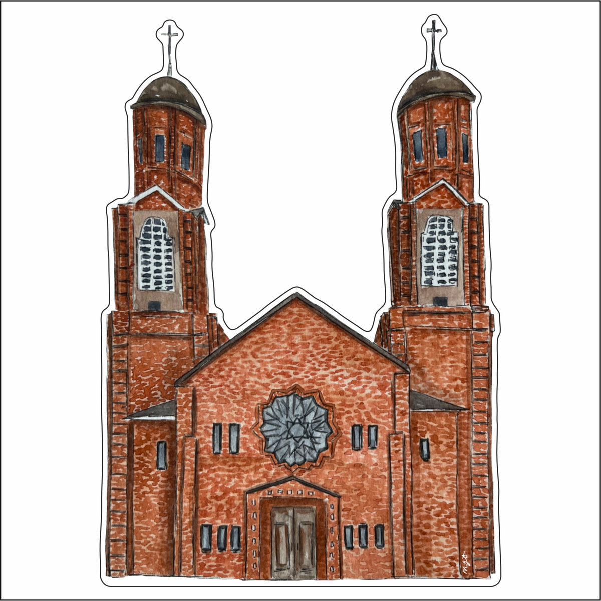 MGT-034 St. Bernard- Breaux Bridge | 0.75Acrylic Contour
