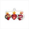 MHA-005 Jesus Mary Joseph Hearts | 0.25Acrylic Ornament |