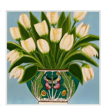 Floral II | 0.75in. Acrylic Cutout 5.5x5.5|