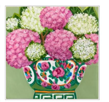 Floral IV | 0.75in. Acrylic Cutout 5.5x5.5|