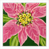 MHE-008 Pink Poinsettia | 0.75in. Acrylic Contour |