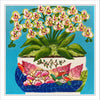 MHE-011 Orchids in Tobacco Leaf | 0.75in. Acrylic Contour |