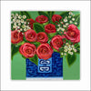 MHE-018 Christmas Roses Block | 0.75Acrylic Block
