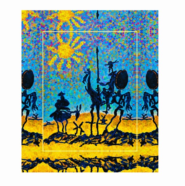 MHS-007-M La Mancha Campaign Canvas Wrap | Canvas Gallery Wrap