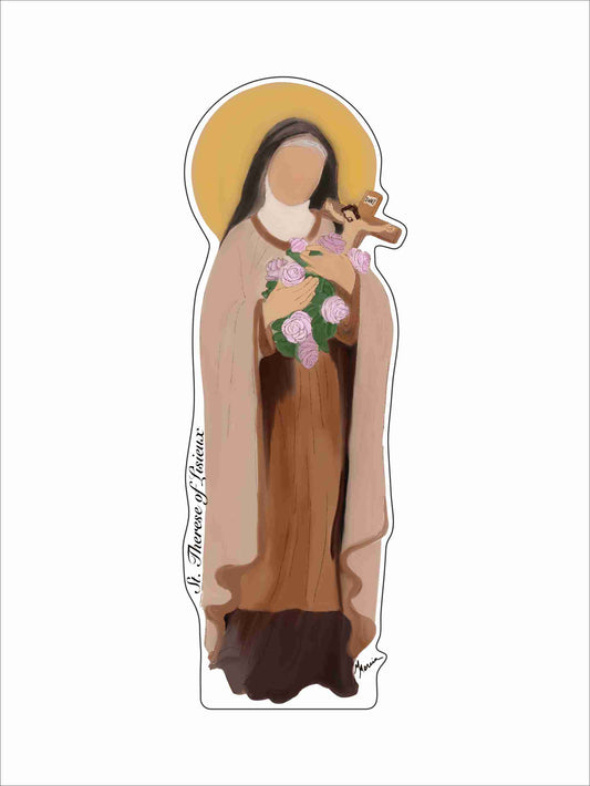 MIM-004 St. Therese of Lisieux | 0.75Acrylic Contour
