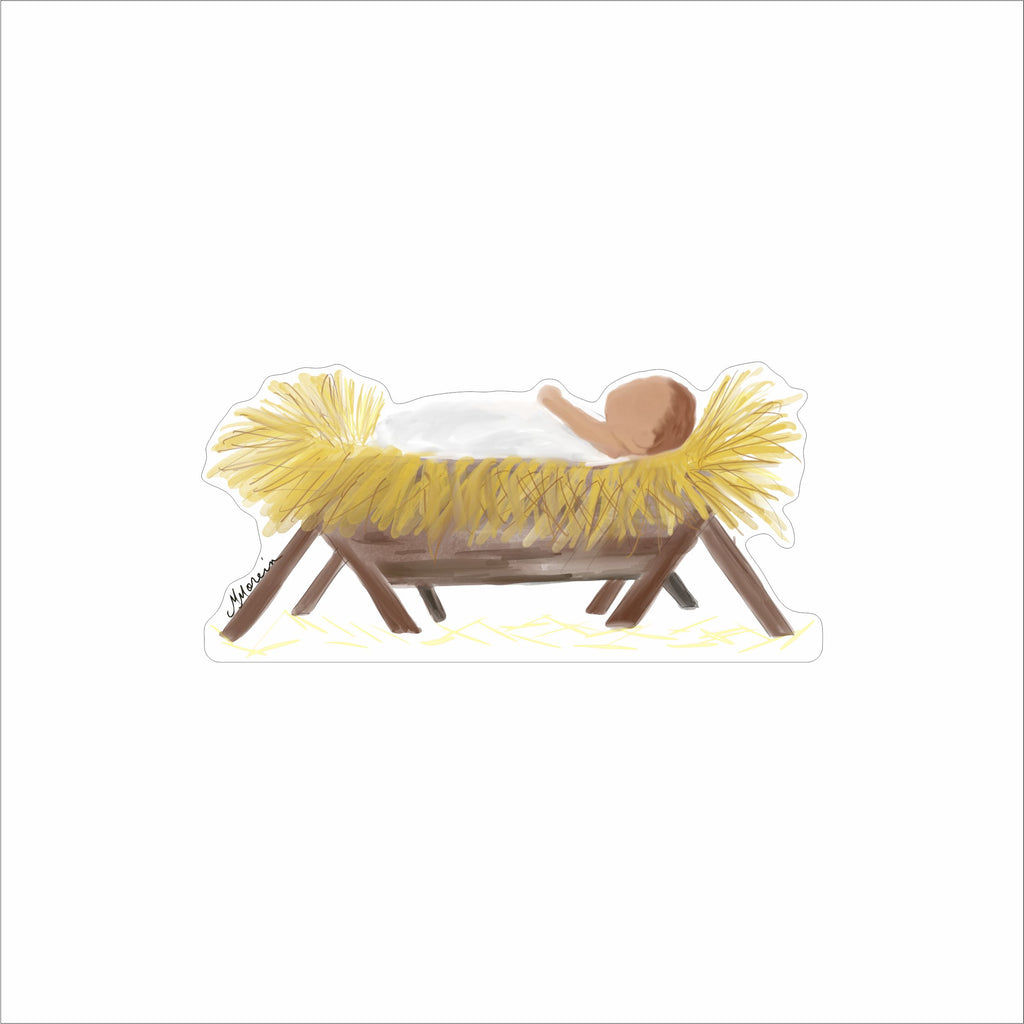MIM-010 Standing Nativity Manger | 0.75Acrylic Contour