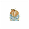 MIM-024 Pumpkin in Blue Flowers | 0.75Acrylic Contour