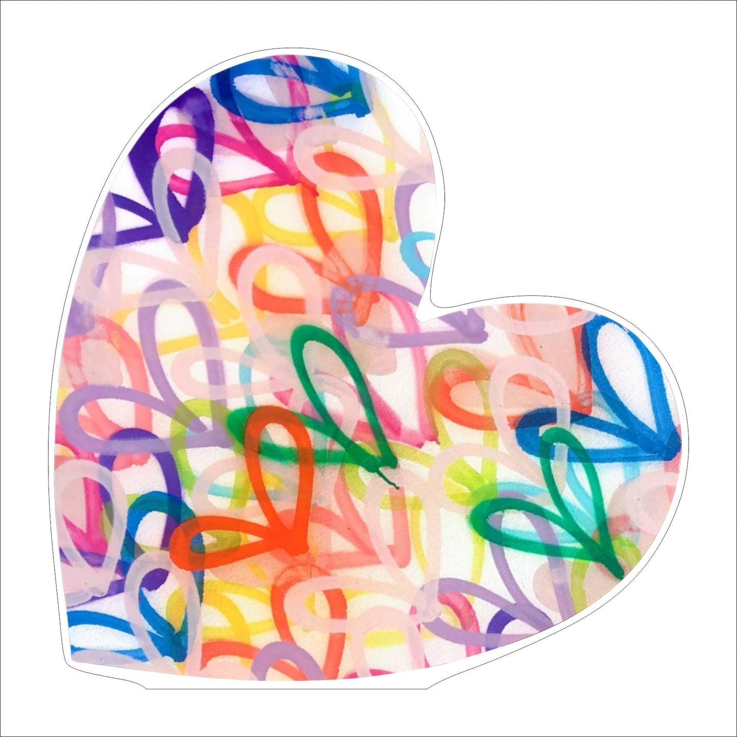 Heart | 0.75in. Acrylic Cutout | Case of 25
