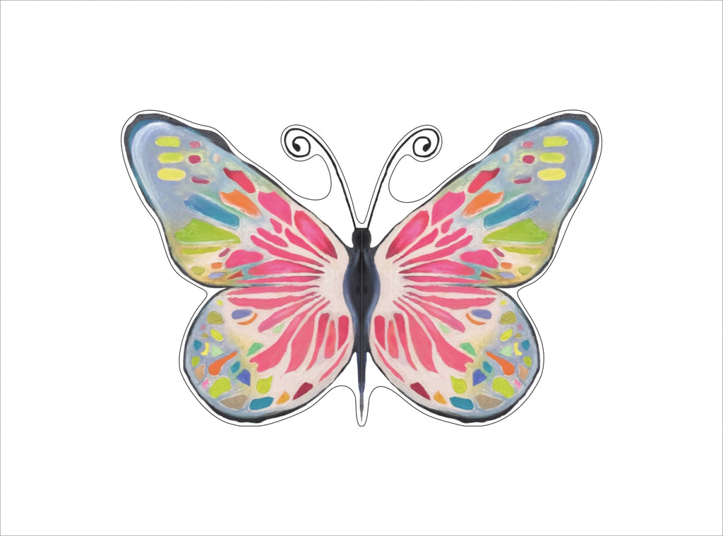 Colorful Butterfly | 0.75in. Acrylic Cutout |