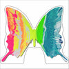 MKD-046 Neon Burst Butterfly | 0.50in. Acrylic Contour | Case Bundle of 25