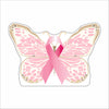 MKD-035 Breast Cancer Butterfly | 0.75in. Acrylic Contour |