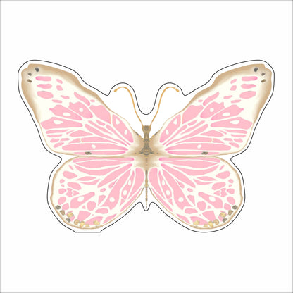 MKD-036 Baby Pink Butterfly | 0.75in. Acrylic Contour |