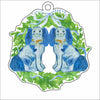 MKD-054 Love for Dogs Blue Ornament | 0.25in. Acrylic Ornament | Case Bundle of 25