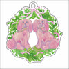 MKD-055 Love for Dogs Pink Ornament | 0.25in. Acrylic Ornament | Case Bundle of 25