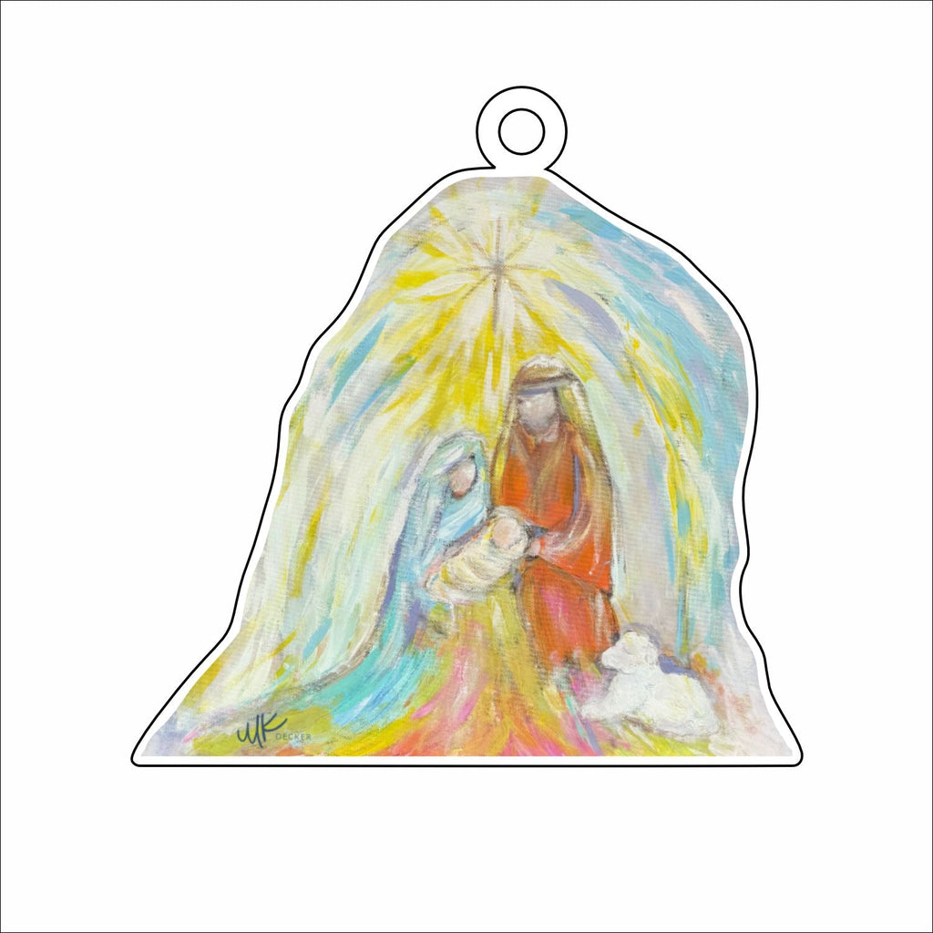 MKD-060 Nativity Ornament | 0.25in. Acrylic Ornament | Mix & Match (10+)