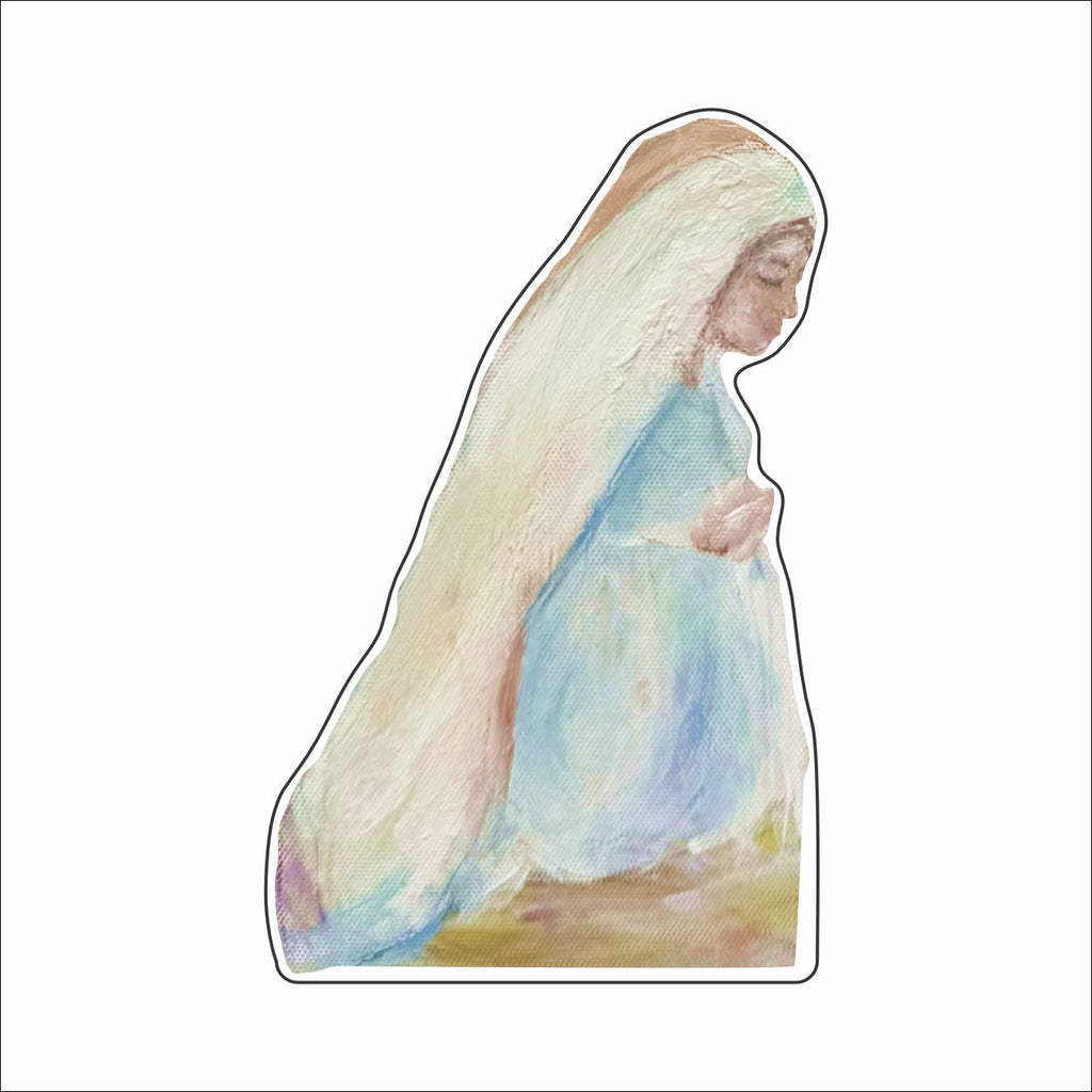 MKD-064 Nativity Mary | 0.75Acrylic Contour | Mix & Match (10+)
