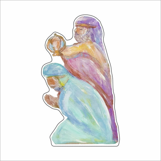 MKD-076 Nativity Wise Men Pair Mini | 0.50Acrylic Contour | Case of 25