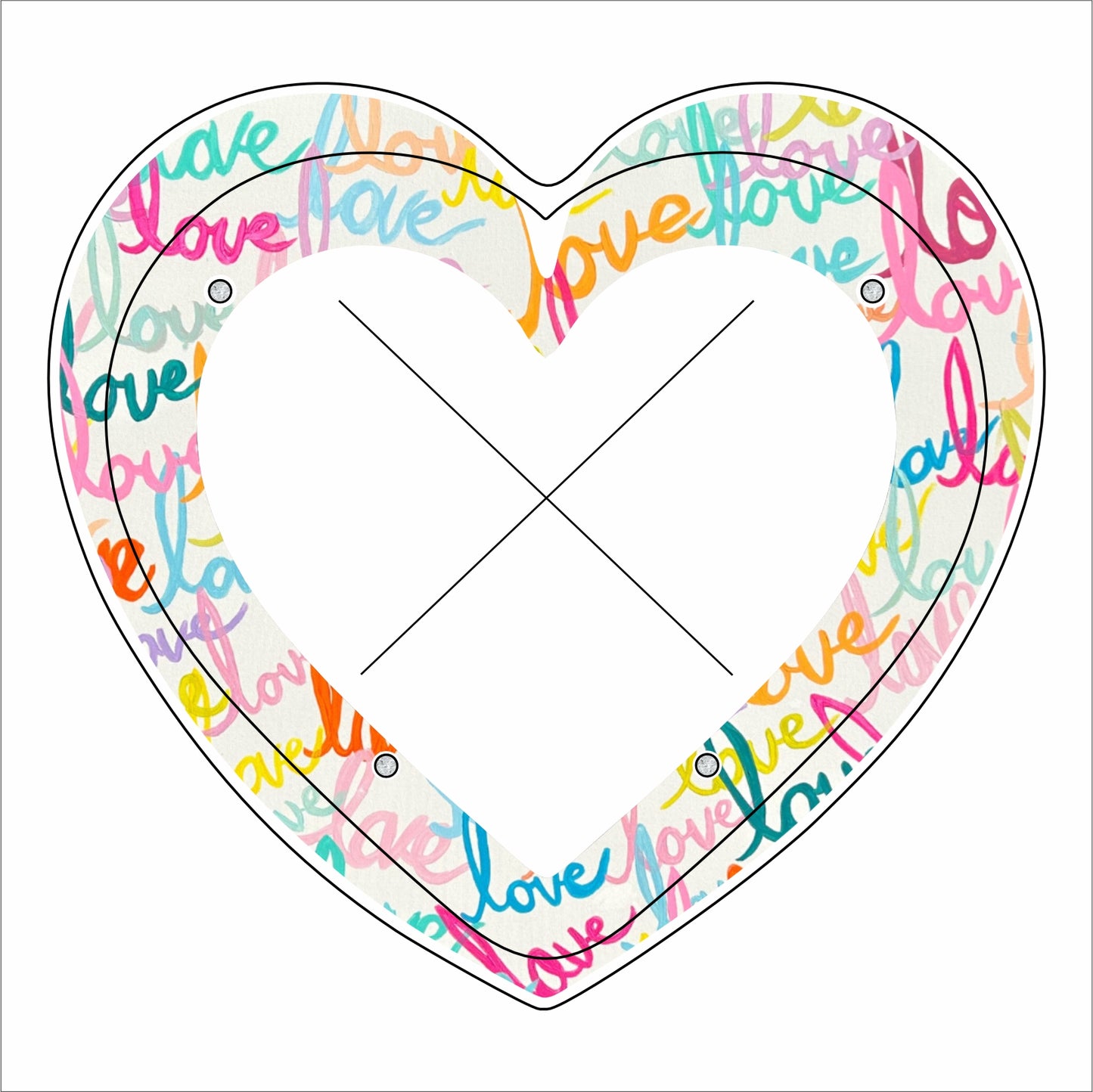 MKD-095 Heart of Love Picture Frame | Case of 25