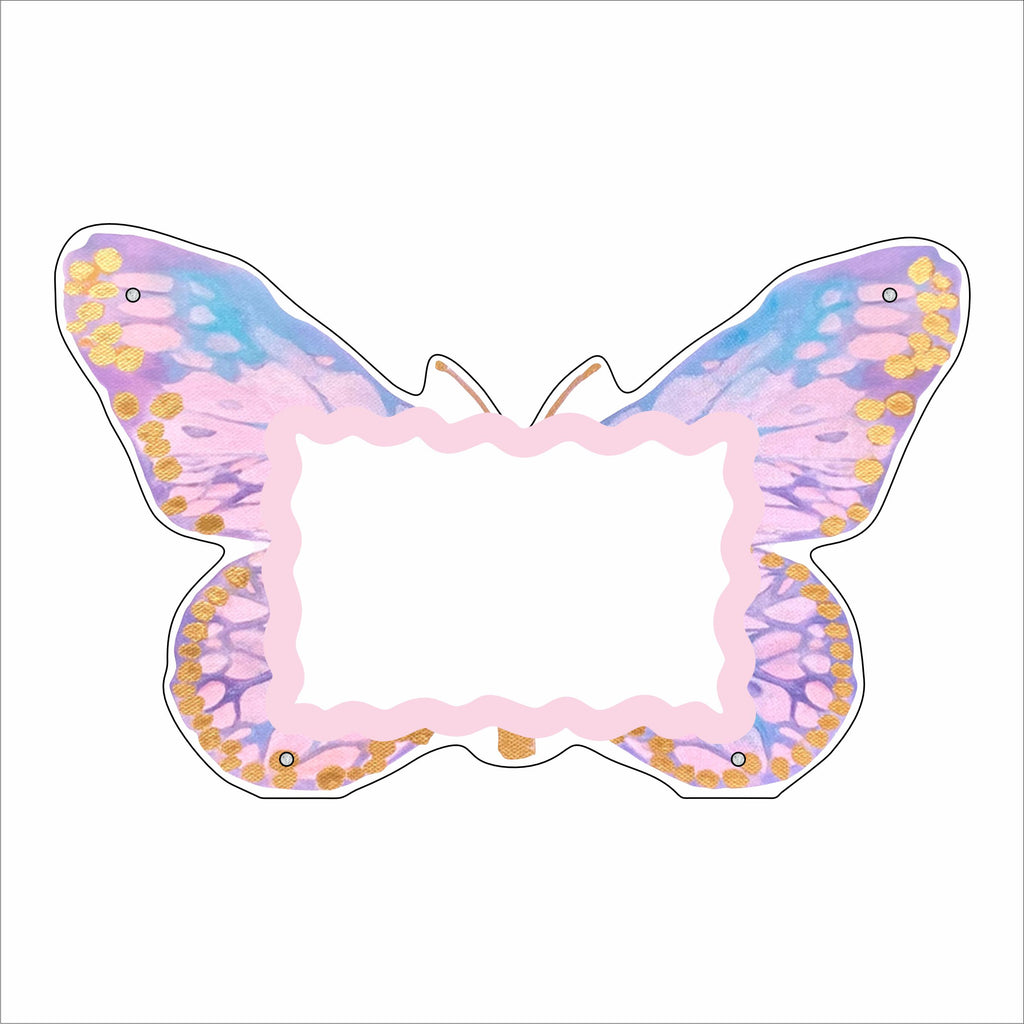 MKD-097-C14 Gold Butterfly Picture Frame Case of 14 | 0.50Acrylic Contour |